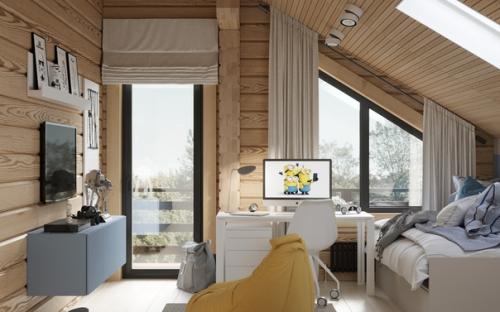 А это интерьер десткой мальчика для нашего серийного проекта сп - 4. 01