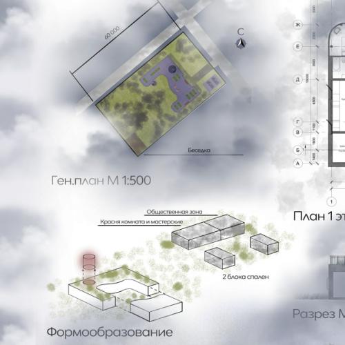 Студенческий проект Индивидуальный Жилой дом в посёлке лемболово, лен. 04