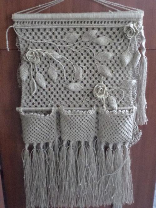 В этно и бохо - стилях пригодятся в интерьеры льняные панно натуральные. 03