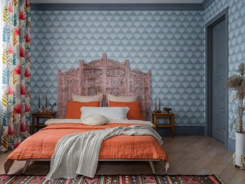 Колоритный интерьер однокомнатной квартиры 43 кв. 05