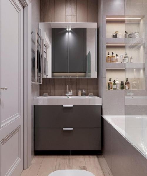 Интерьер квартиры в приятной цветовой гамме. 07