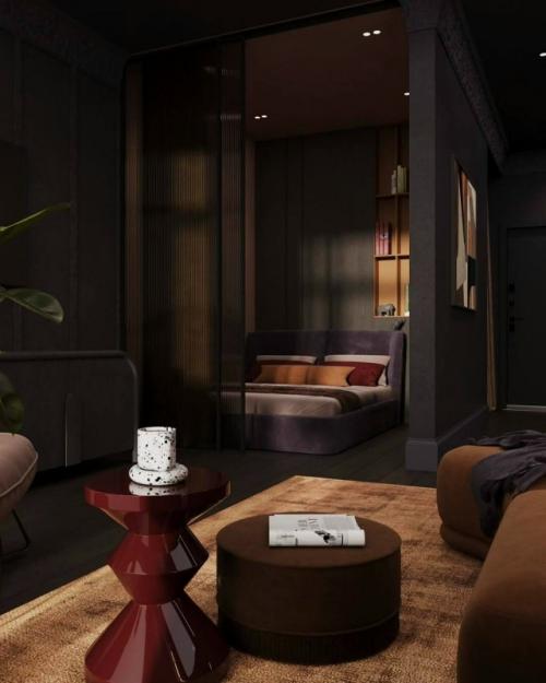 Обволакивающий интерьер с богемным настроением для современной девушки. 02