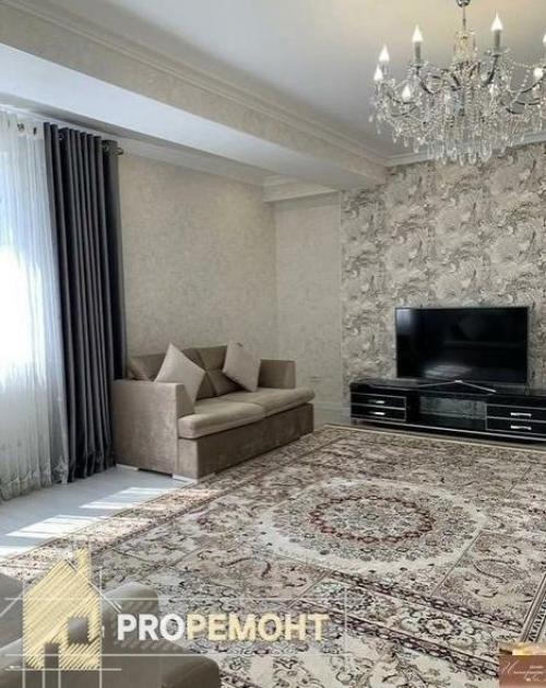 Результат ремонта. Интерьер в светлых тонах выполнен. 04