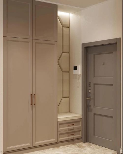 Стильный проект интерьера 74 м 2 в ЖК Фили Сити г. Москва. 07