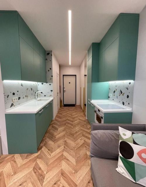 Интерьер кухни - гостиной. 06