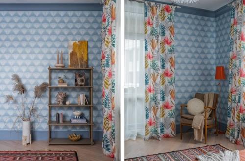 Колоритный интерьер однокомнатной квартиры 43 кв. 06