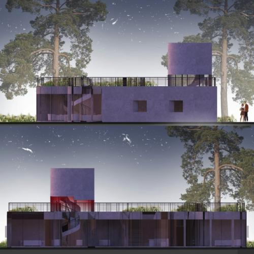 Студенческий проект Индивидуальный Жилой дом в посёлке лемболово, лен. 01