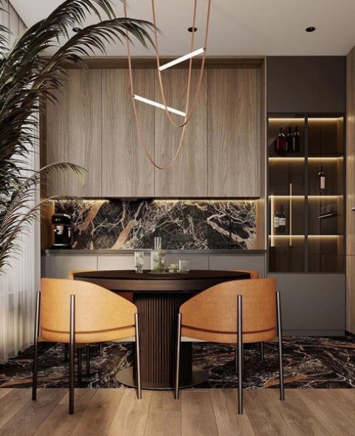 Потрясающая квартира. С большим количеством деревянных деталей. 04