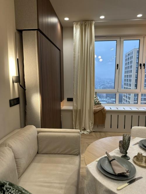 Интерьер маленькой квартиры - студии почти 22 м 2 в Москве. 03