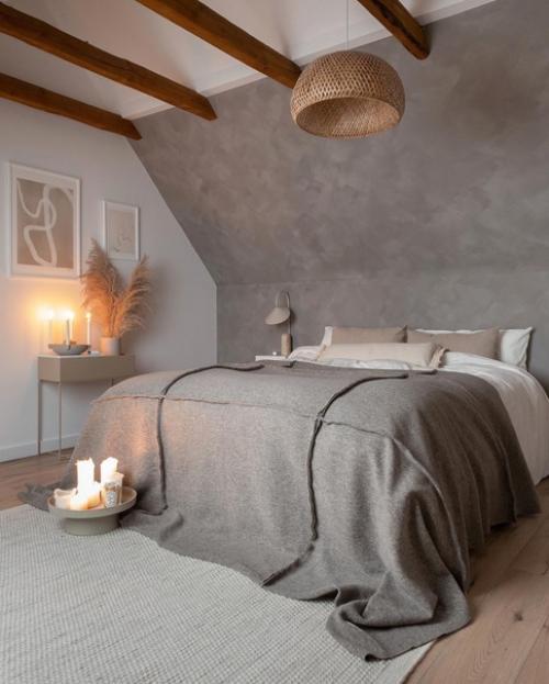 Теплый скандинавский дом в бежевых оттенках с деревянной мебелью. 05