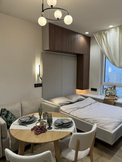 Интерьер маленькой квартиры - студии почти 22 м 2 в Москве. 05