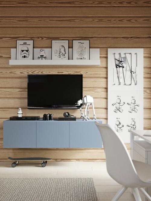 А это интерьер десткой мальчика для нашего серийного проекта сп - 4. 03