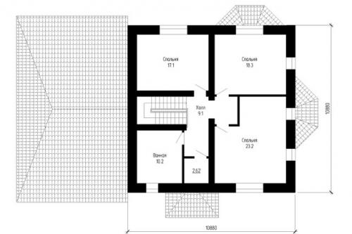 Элегантный двухэтажный дом. 04