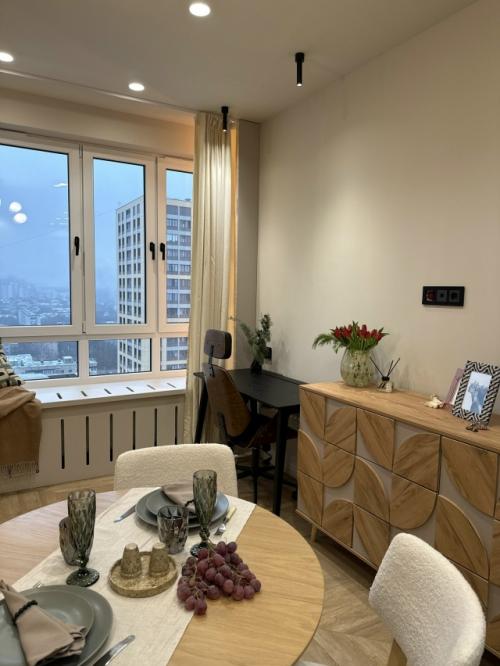 Интерьер маленькой квартиры - студии почти 22 м 2 в Москве. 06