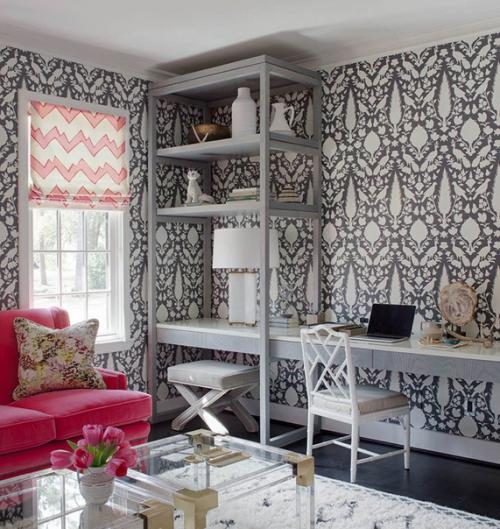 Разнообразие принтов в декоре этого загородного дома в США поражает //01. 09