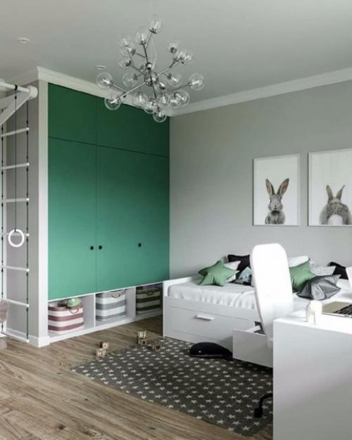 Стильная и современная комната для подростка. 01