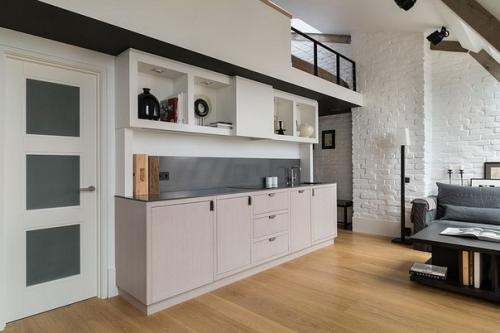 Спокойный мужской лофт в Москве (40 кв. 04