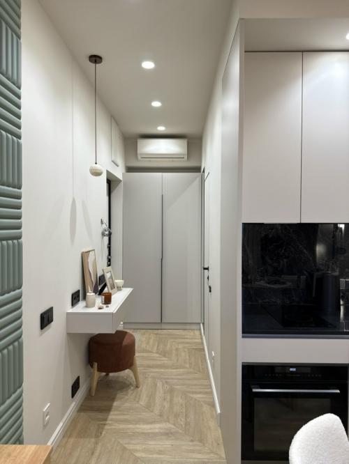 Интерьер маленькой квартиры - студии почти 22 м 2 в Москве. 08