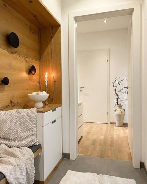 Чудесный зимний дом с интерьером в бежевых оттенках и шикарным видом из окон. 02