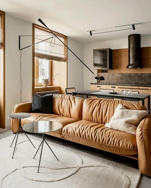 Реализованный интерьер квартиры, площадью 97, 3 кв. 01