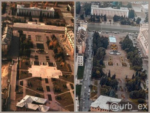 Набор открыток Барнаул с Птичьего Полета четверть века спустя. 03