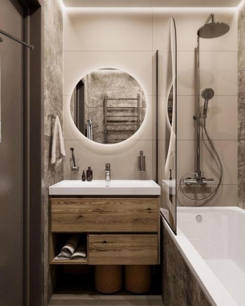 Прекрасный дизайн ванной комнаты. 02