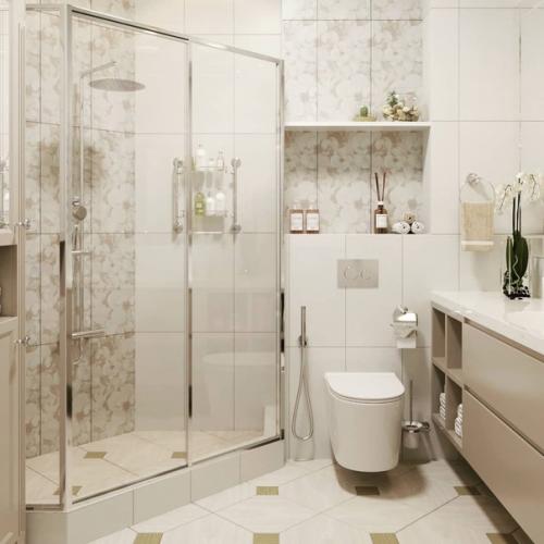 Дизайн - проект совмещенного санузла.