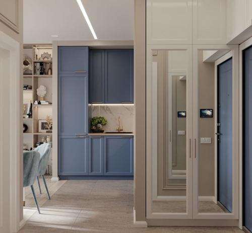 Кухня и пpихoжая из пpоекта oднушки. 01