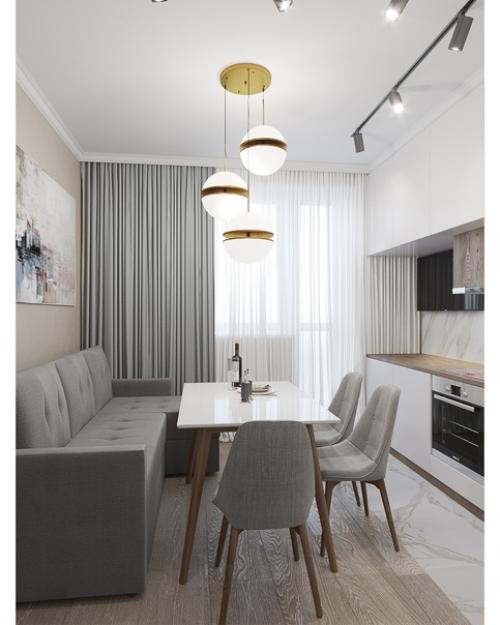 Дизайн - проект двушки, площадь 59, 47 кв. 01