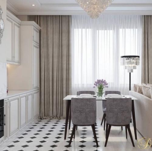 Мы хотим поделится с вами проектом кухни - гостинной. 01