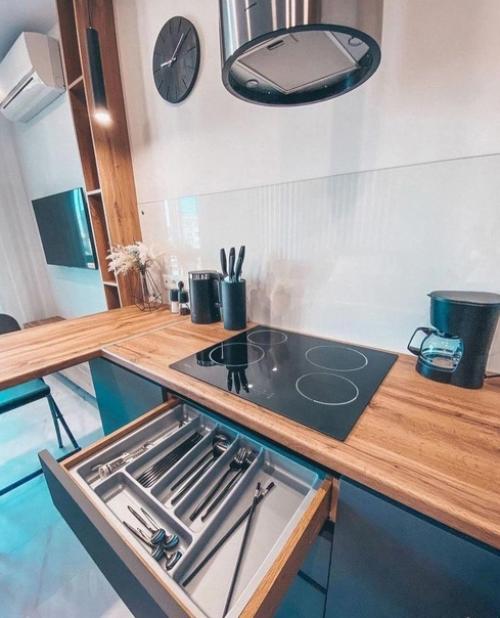 Красивая кухня - гостиная. 03