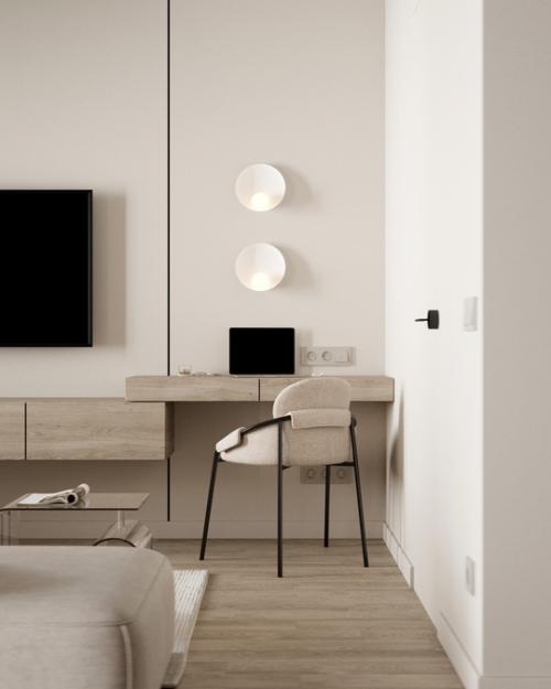 Современный проект квартиры - студии 30 кв. 07