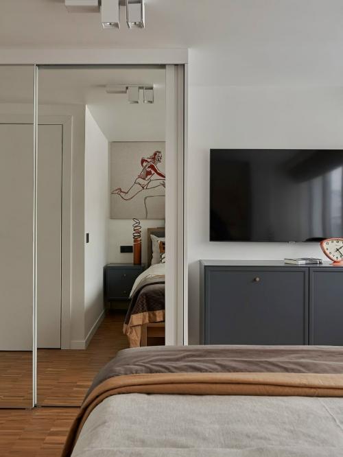 Интерьер двухуровневой квартиры - ячейки. 07