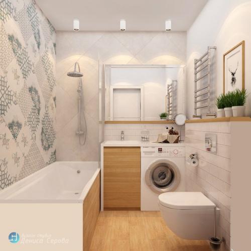 Маленькая ванная комнат 3. 5 кв. 01