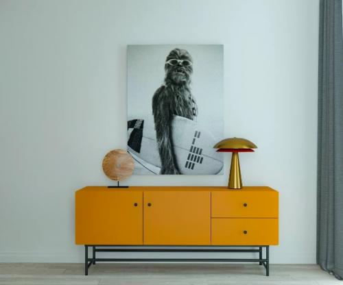 Проект 1-комнатной квартиры 38 м 2 в Сочи. 07