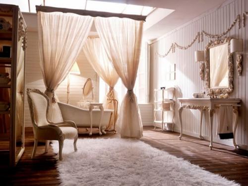Роскошная мебель, нежный декор, дорогие ткани и много декора - все это характеризует такой стиль интерьера, как романтизм. 02