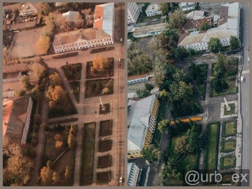 Набор открыток Барнаул с Птичьего Полета четверть века спустя. 05