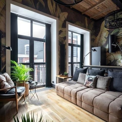 Двухуровневая квартира в стиле лофт! 03