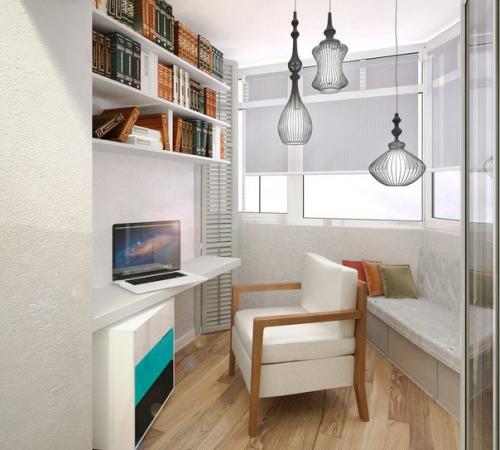 Дизайн - проект однокомнатной квартиры 53, 3 кв. 06