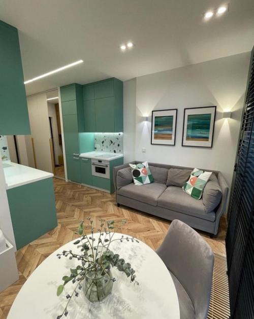 Интерьер кухни - гостиной. 05