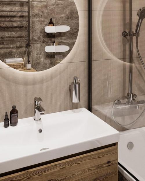 Прекрасный дизайн ванной комнаты. 04