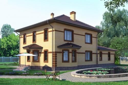 Элегантный двухэтажный дом. 02