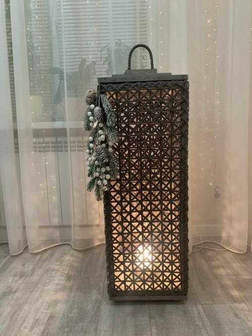 Настоящее волшебство для вашего пространства: ротанговый светильник - фонарь.