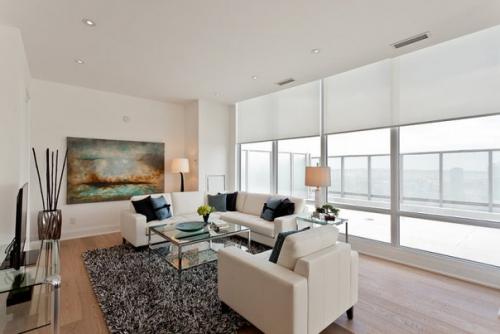 Особенности интерьера гостиной в стиле модерн. 01