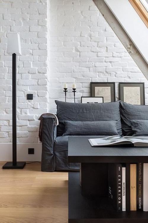 Спокойный мужской лофт в Москве (40 кв. 03