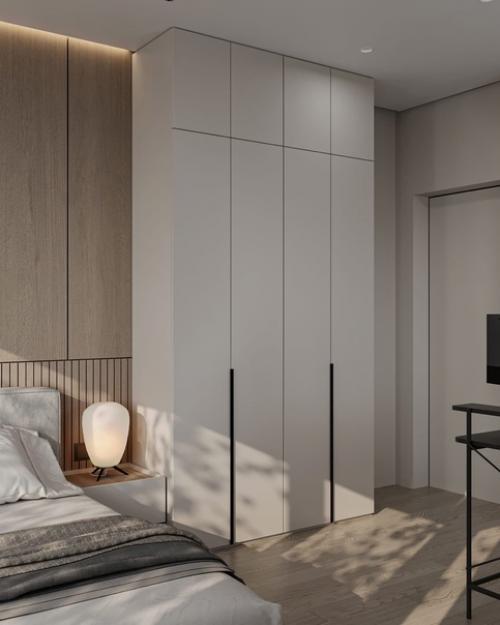 Новый год хочется начать с этой спальни из нашего проекта в Ижевске. 01