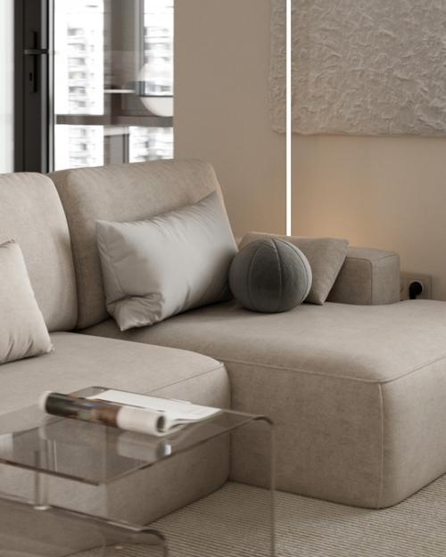 Современный проект квартиры - студии 30 кв. 05