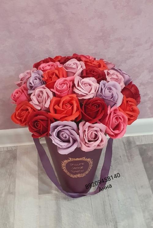 Преимущества букетов из мыльных цветов. 02