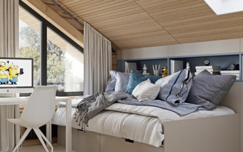 А это интерьер десткой мальчика для нашего серийного проекта сп - 4. 02