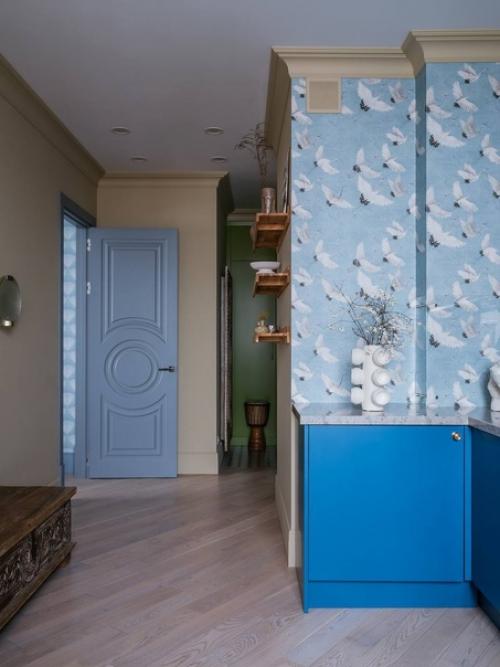 Колоритный интерьер однокомнатной квартиры 43 кв. 03